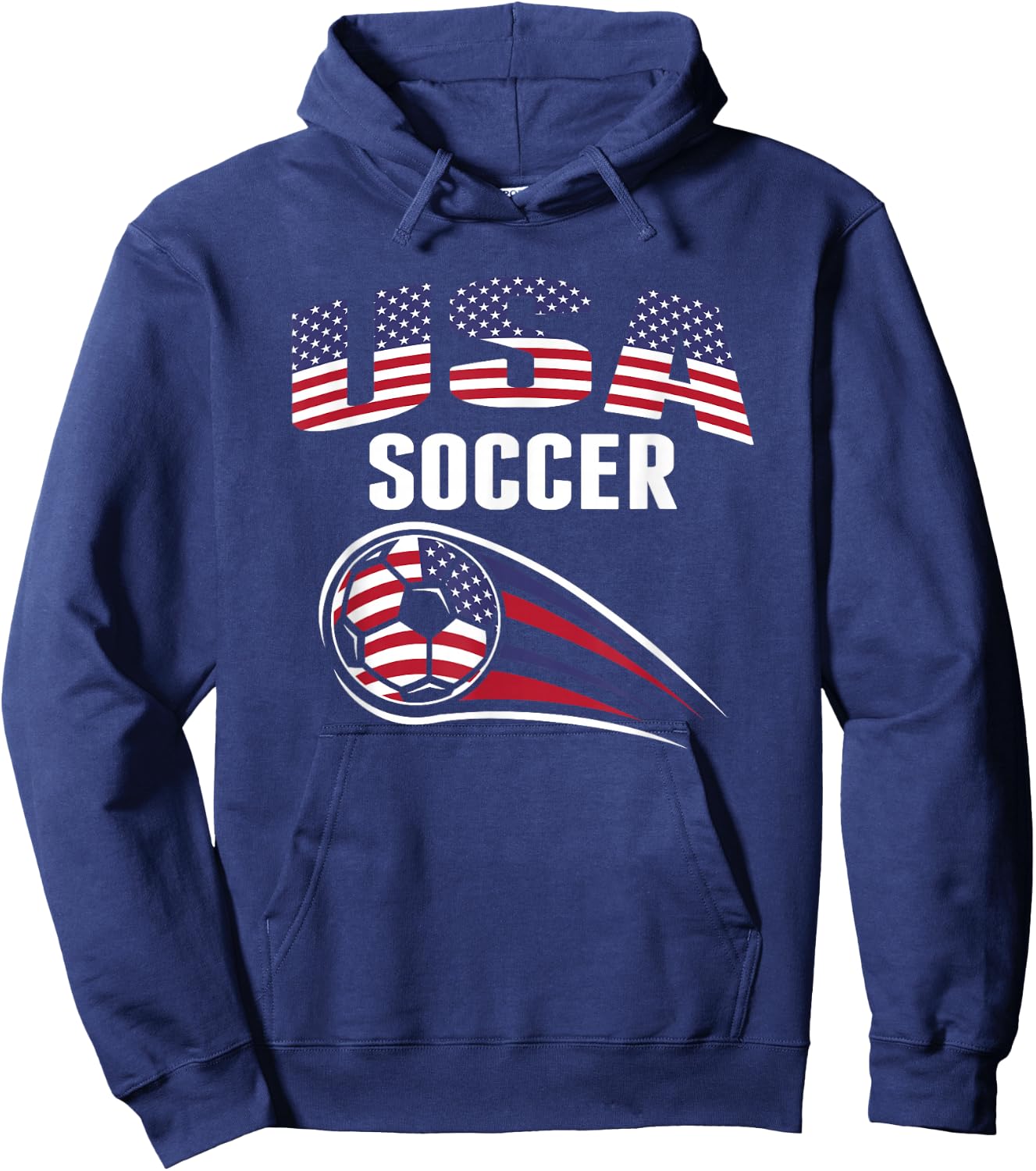 America Soccer Fans Jersey - United States Football Lovers Hoodie - Hoodie | Navy