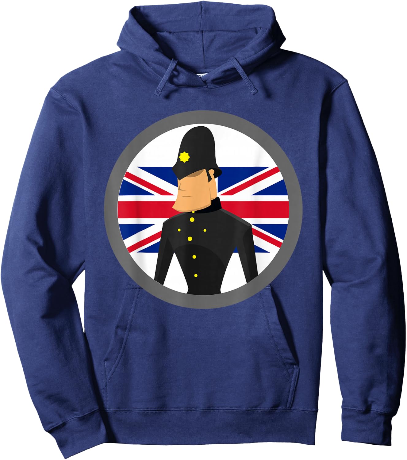 British Bobby Policeman UK English Police Officer Hoodie - Hoodie | Navy