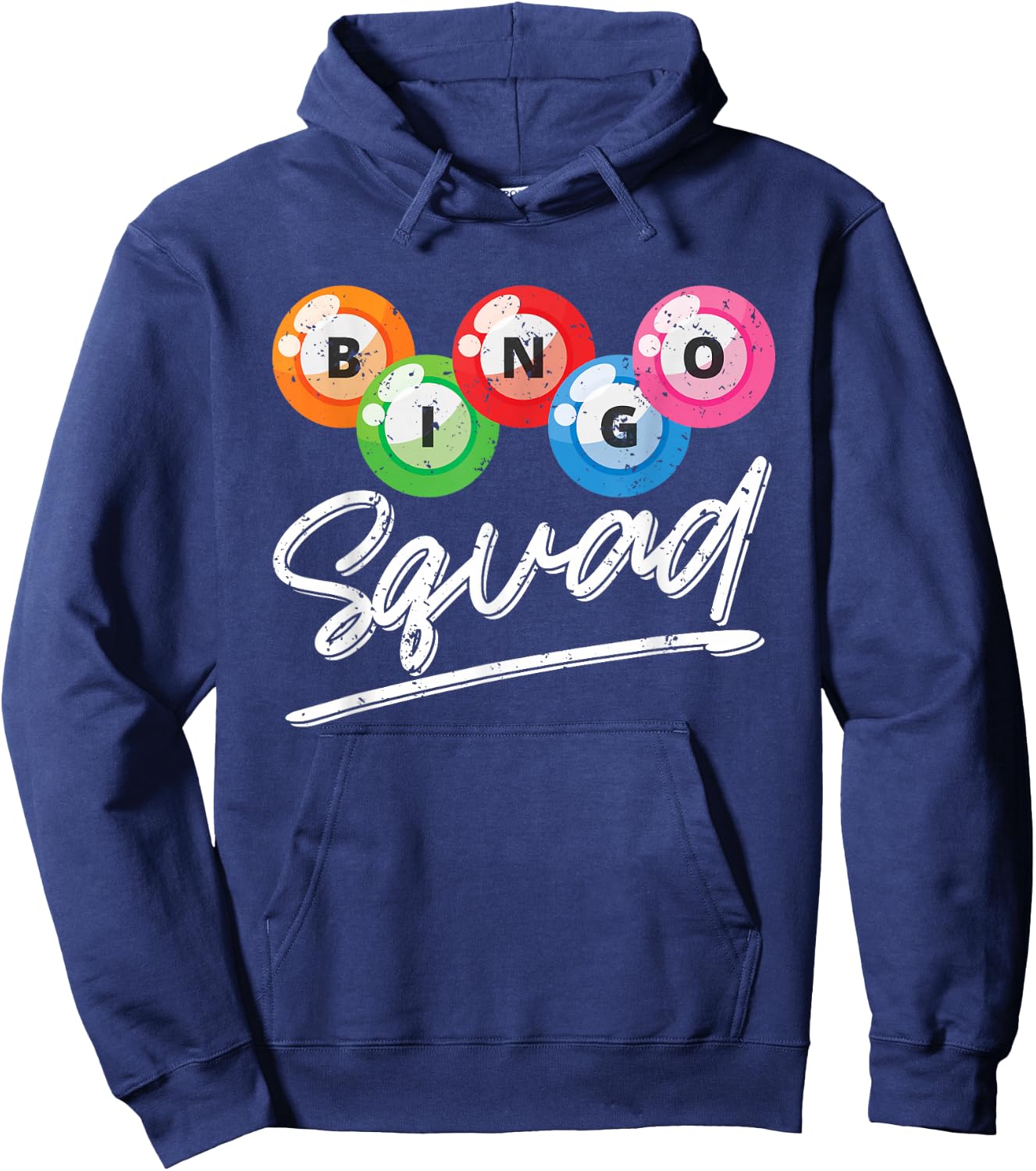 Gambling Bingo Squad Bingo Player Lotto Bingo Caller Bingo Hoodie - Hoodie | Navy