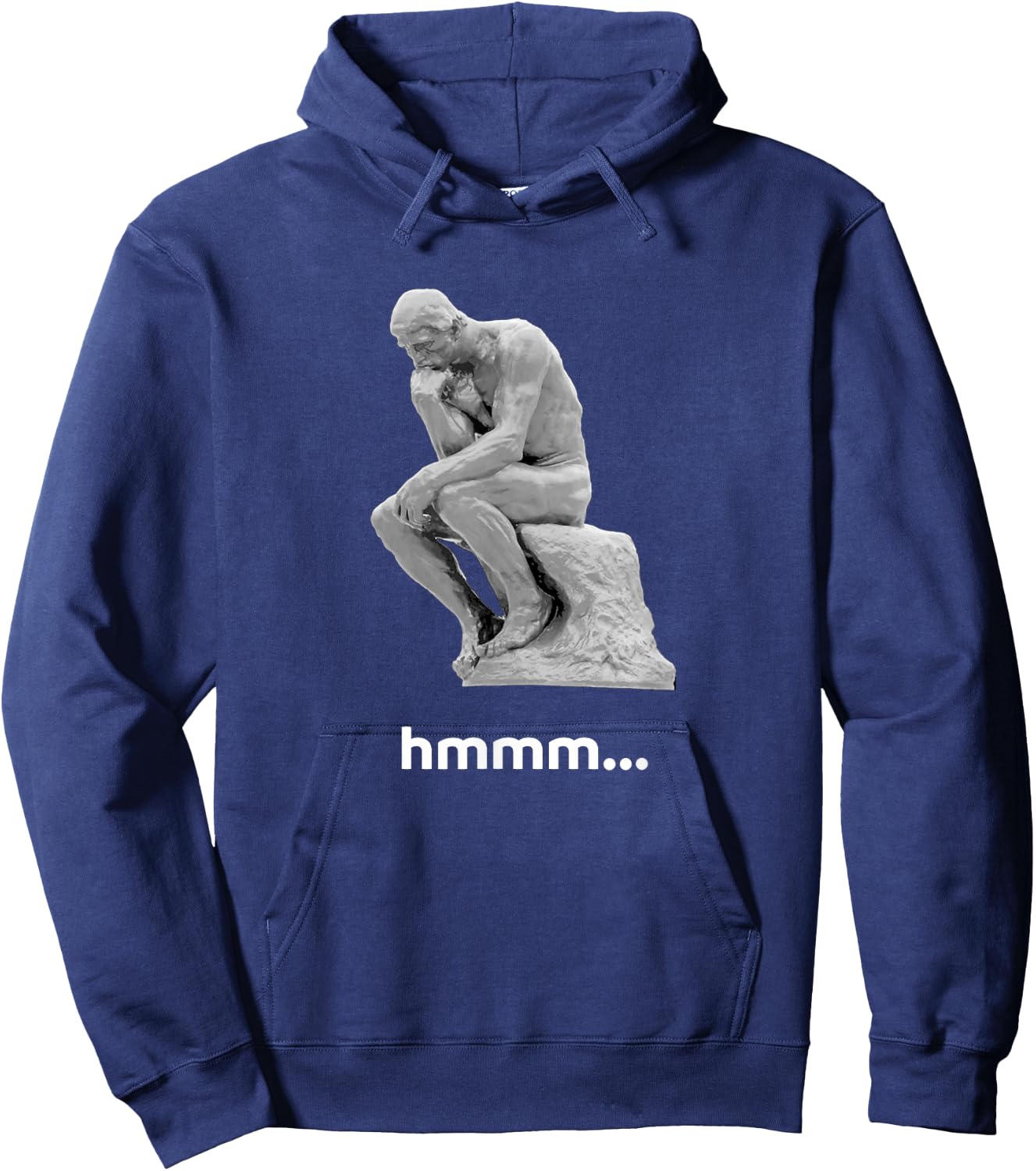 Thinker Statue. I'm Thinking... Buffering... Loading Funny Hoodie - Hoodie | Navy