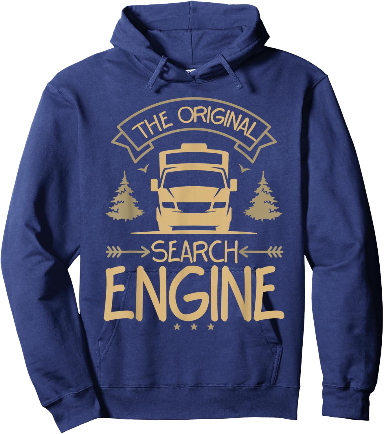 Funny Original Search Engine Vans Van Living Enthusiasts Hoodie - Hoodie | Navy