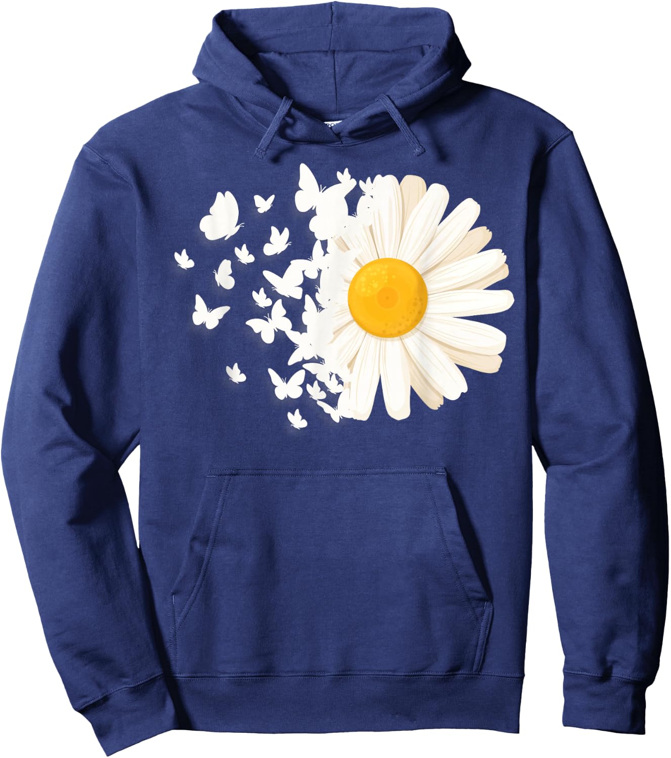 Marguerites Daisy Summer Daisies Flower Garden Gardeners Hoodie - Hoodie | Navy