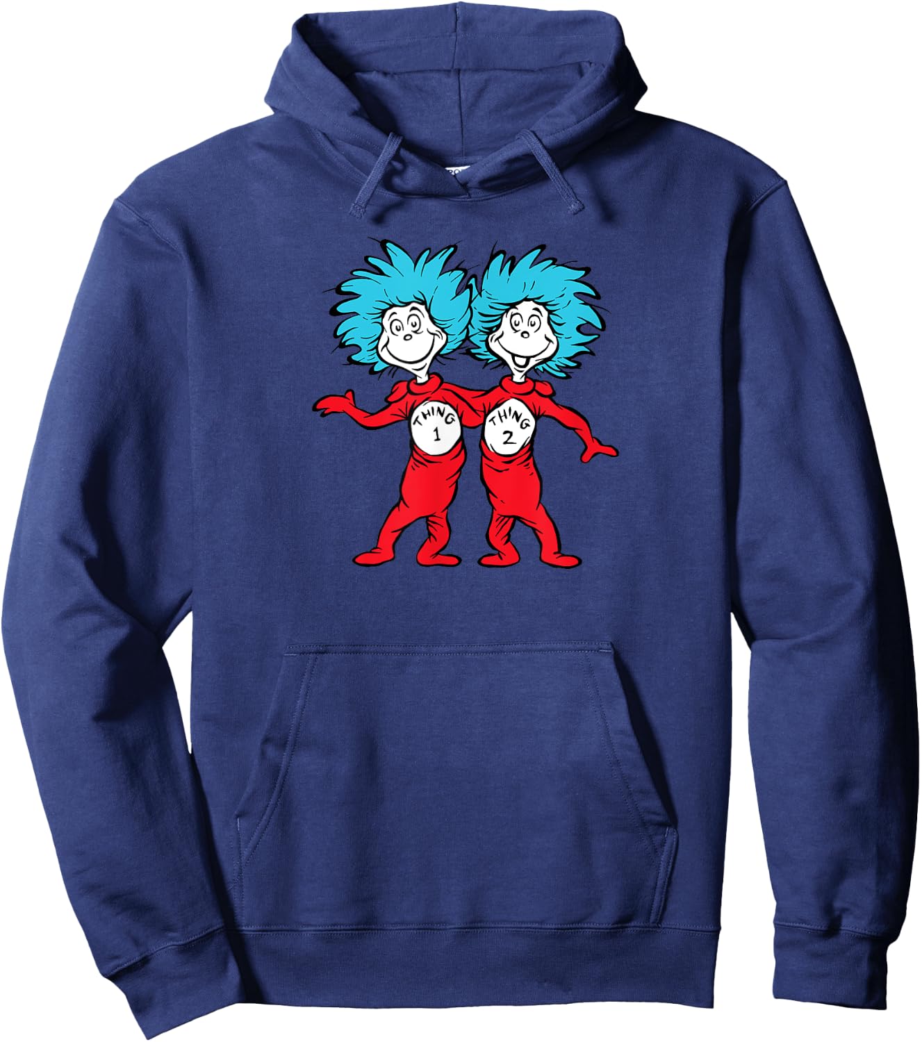 Dr. Seuss Thing 1 Thing 2 Buddies Hoodie - Hoodie | Navy