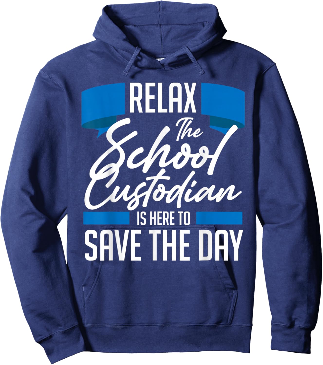 School Custodian Hoodie - Hoodie | Navy