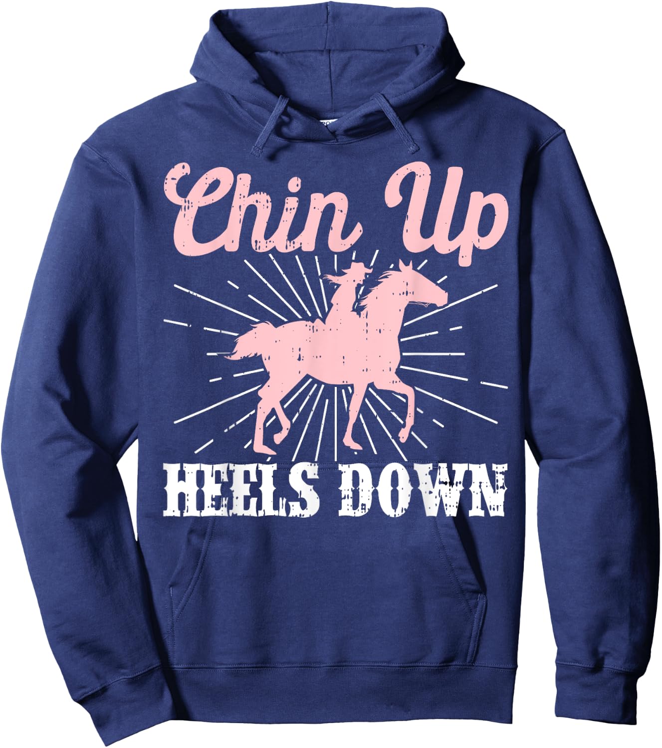 Funny Horse Lover Equestrian Horseback Riding Hoodie - Hoodie | Navy