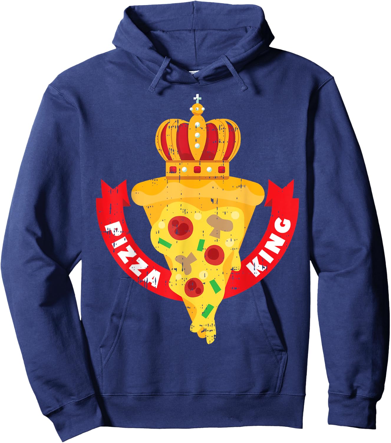 Pizza King Crown Funny Mexican Cinco De Mayo 2020 Hoodie - Hoodie | Navy