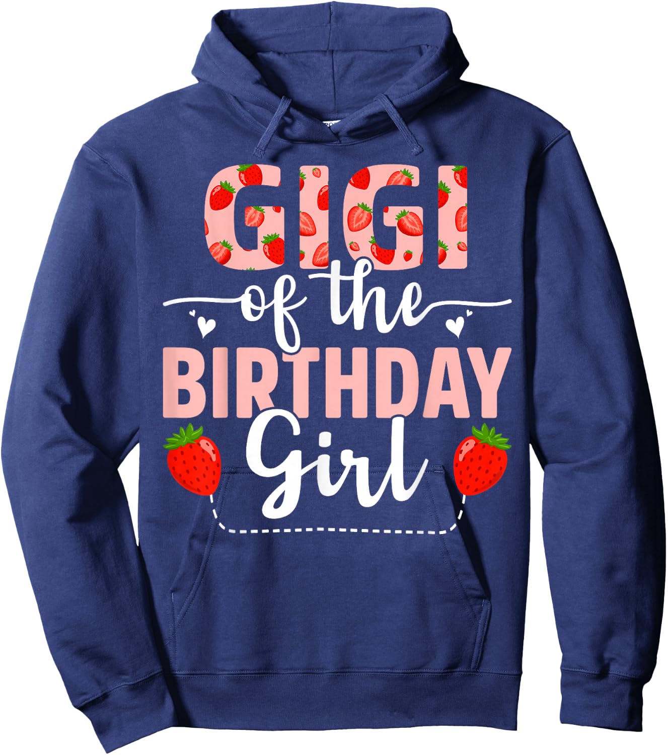 Strawberry Gigi of The Birthday Girl Sweet Strawberry Hoodie - Hoodie | Navy