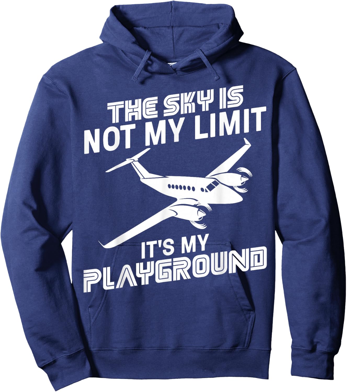 Funny Airplane Pilot Art Women Aeroplane Aircraft Hoodie - Hoodie | Navy