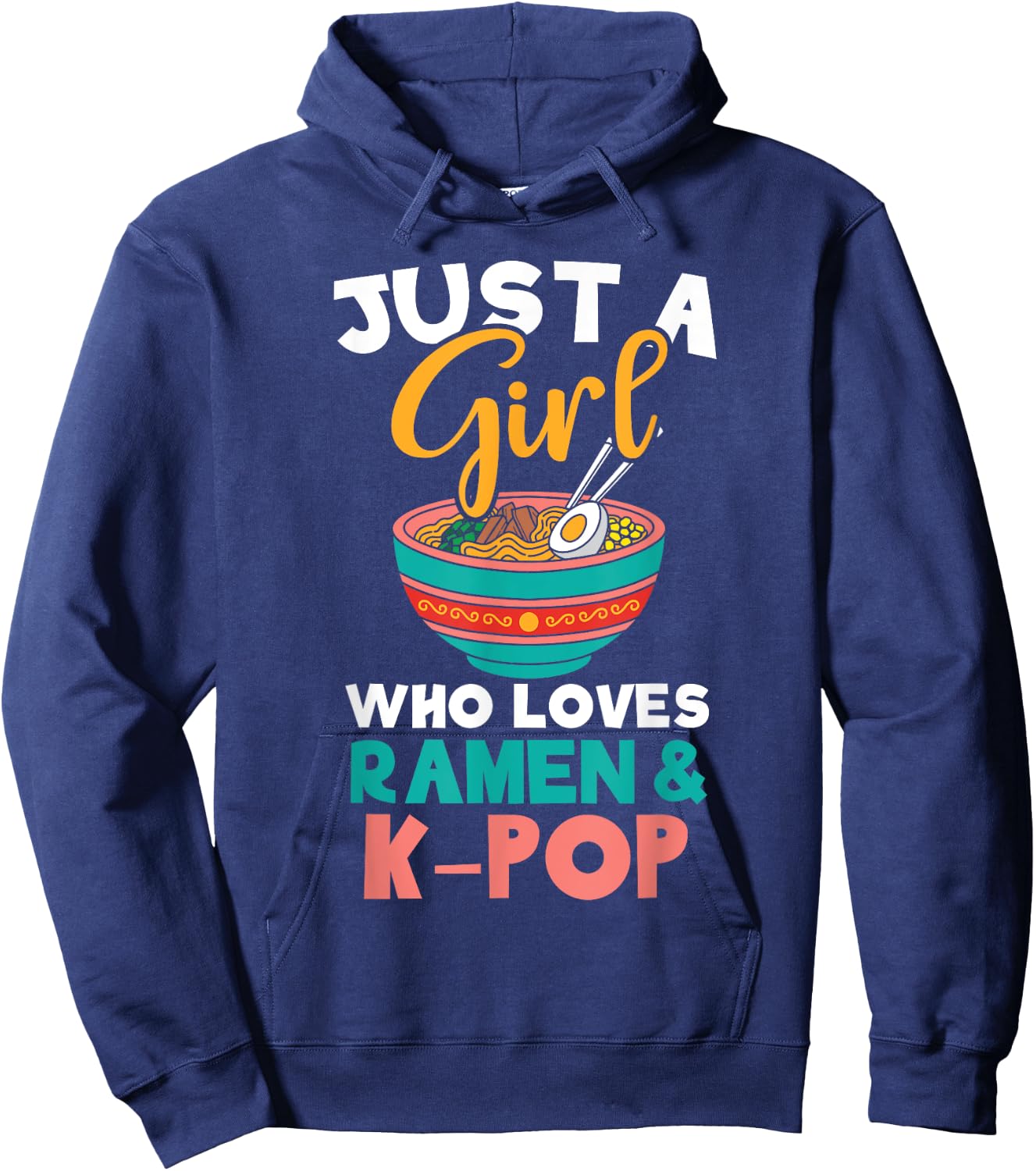 Just A Girl Who Loves Ramen K-Pop Hoodie - Hoodie | Navy