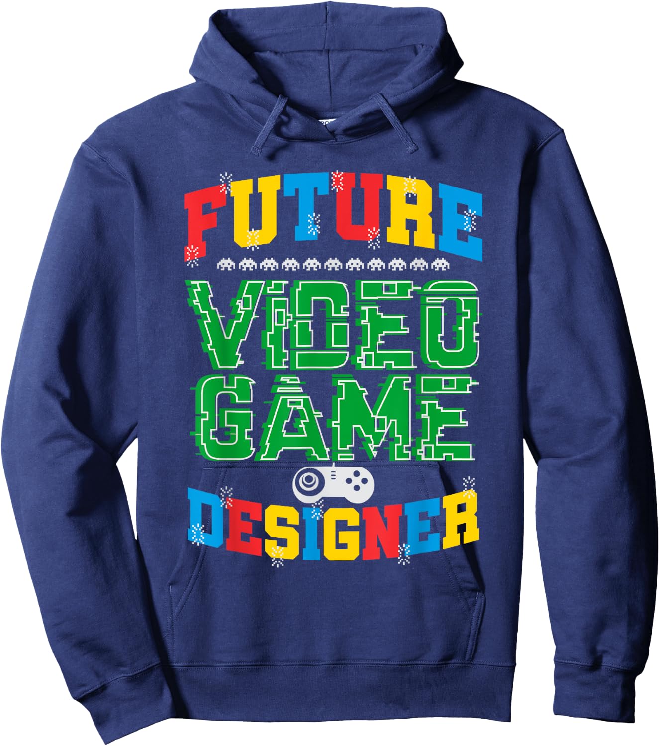 Future Video Game Designer T Shirt Boys Girls Kids Hoodie - Hoodie | Navy
