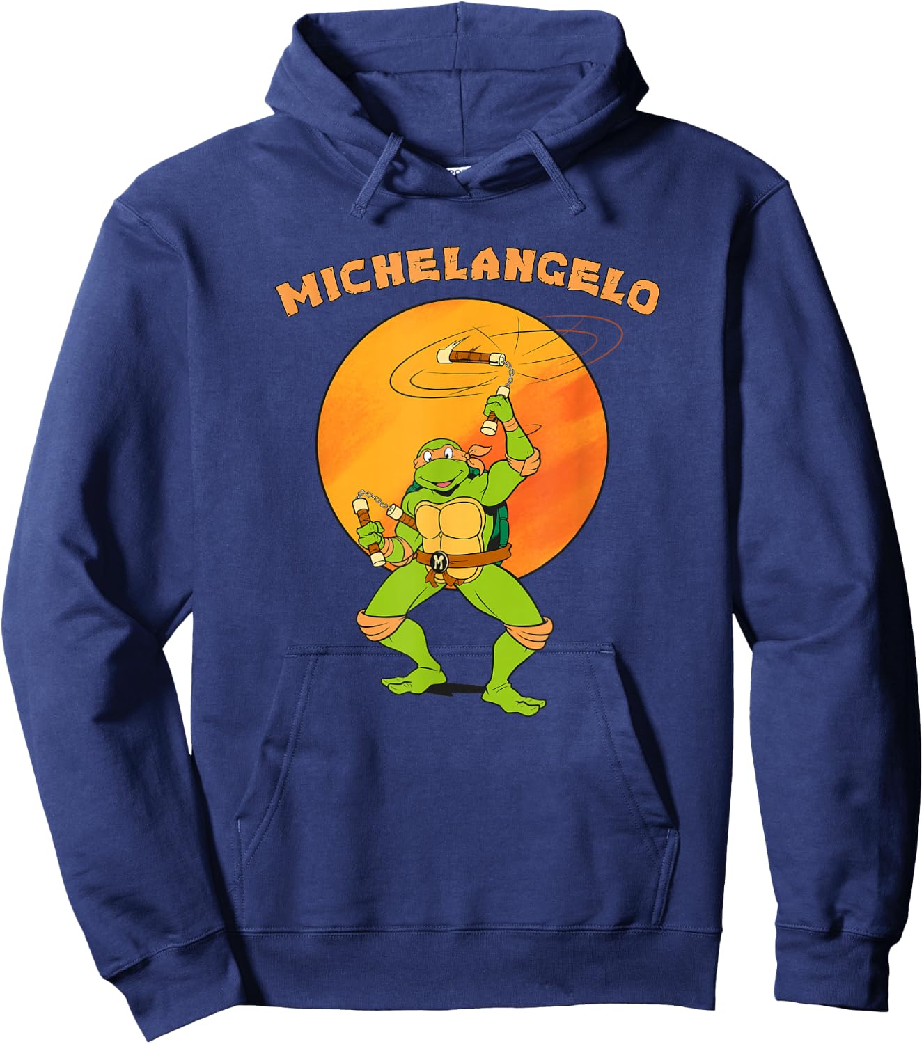 Michelangelo Standing Tall Hoodie - Hoodie | Navy