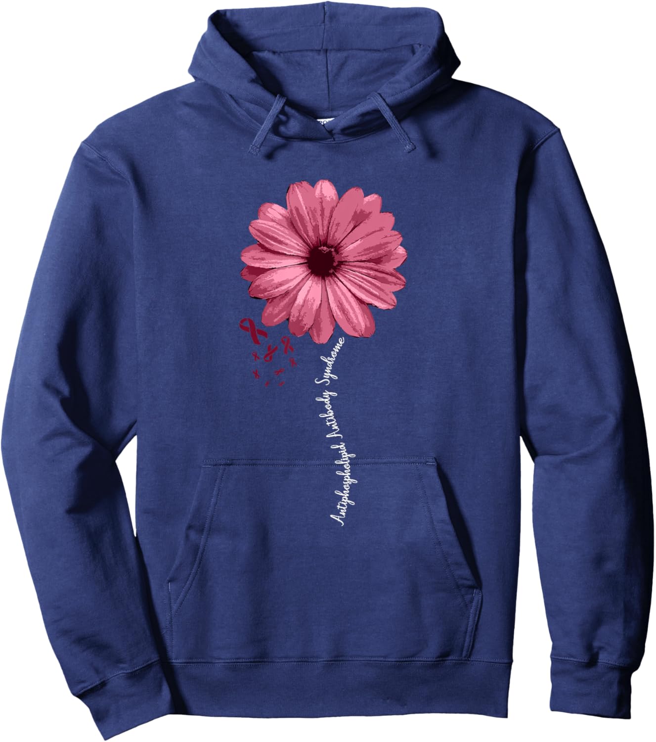 Antiphospholipid Antibody Syndrome Awareness Warrior Support Hoodie - Hoodie | Navy