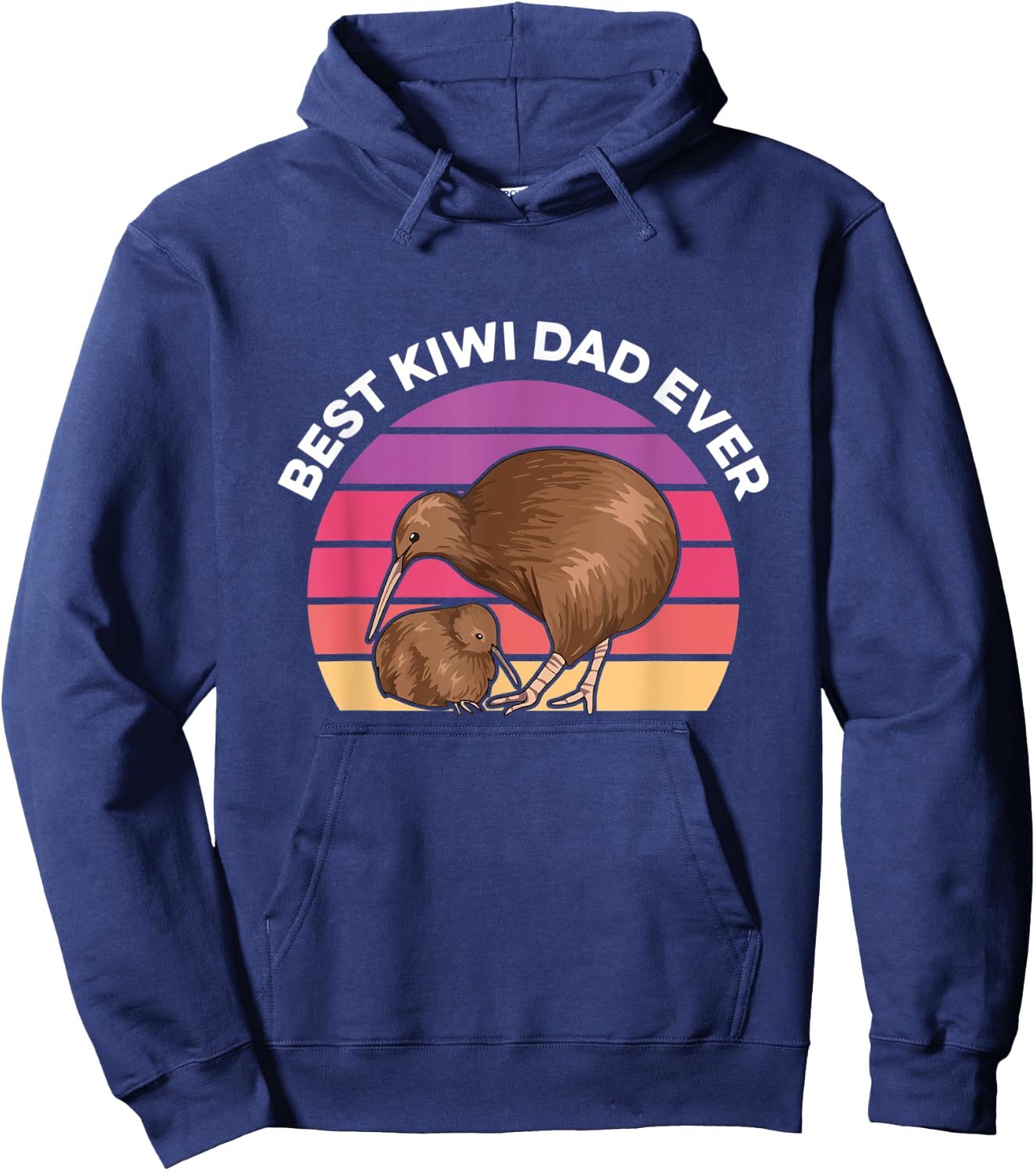 Best kiwi Dad ever Design for a Kiwi Dad Hoodie - Hoodie | Navy