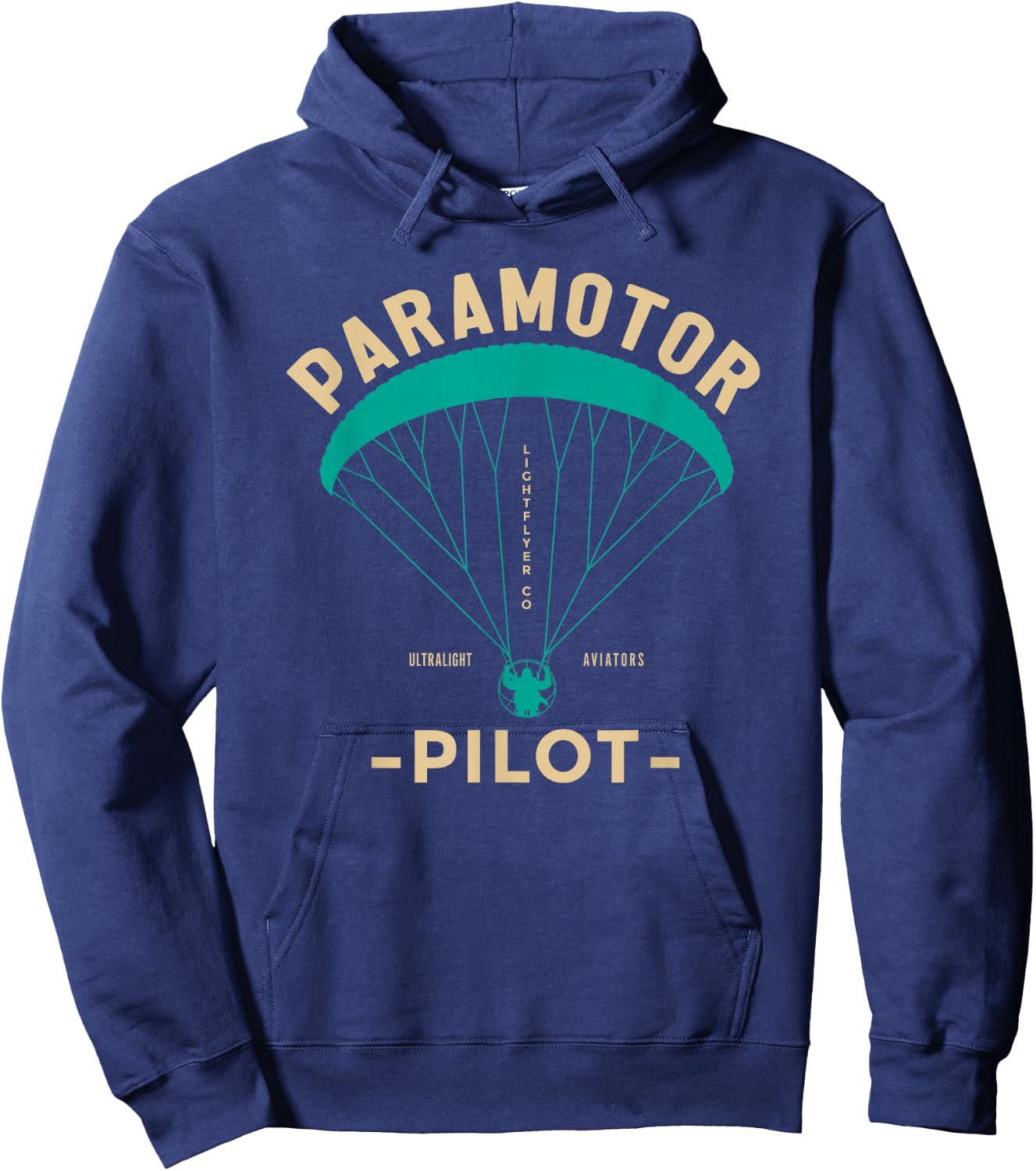 Paramotor Pilot - Powered Paragliding Hoodie - Hoodie | Navy