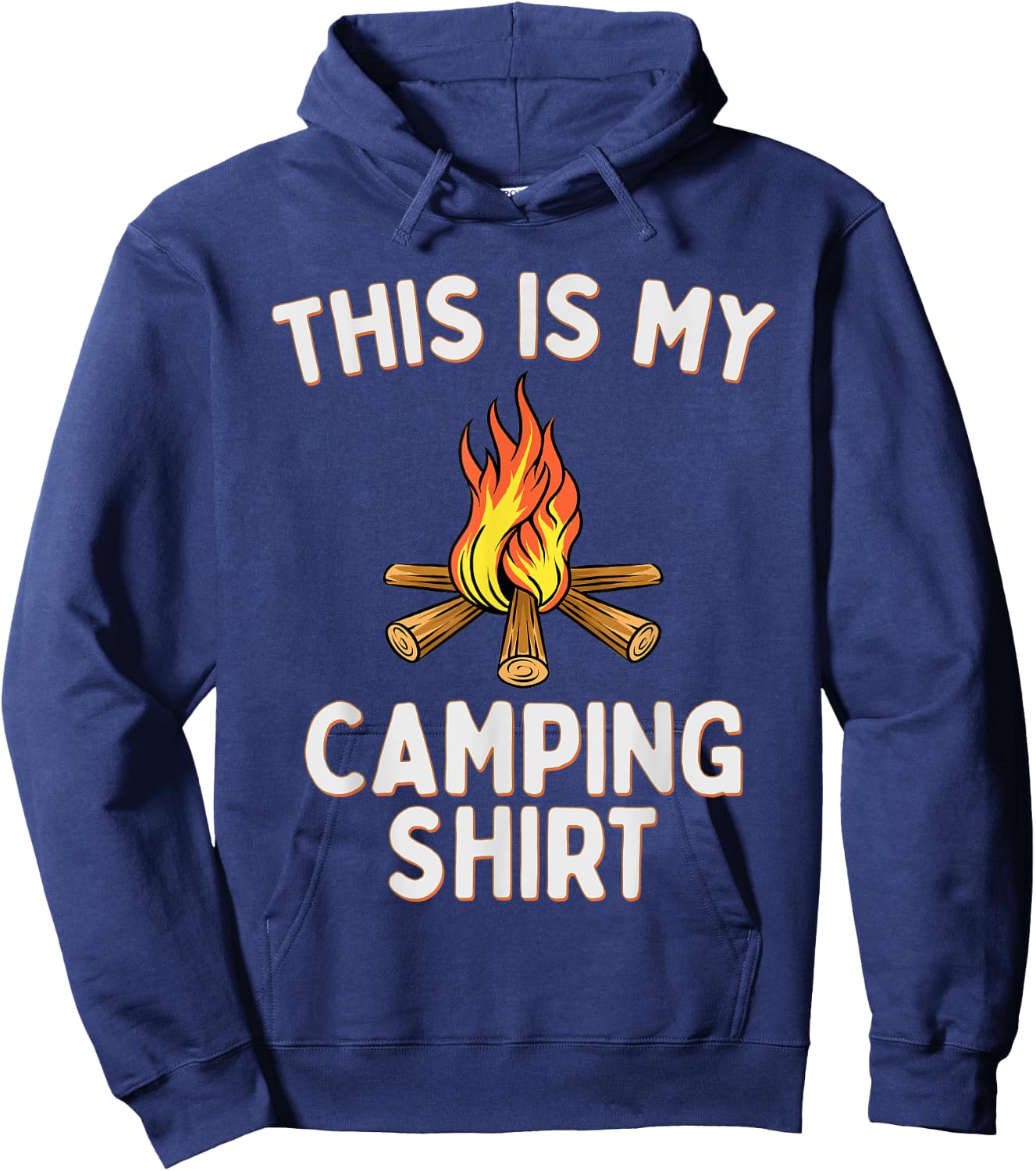 This Is My Camping Pajama Shirt Campfires Hoodie - Hoodie | Navy