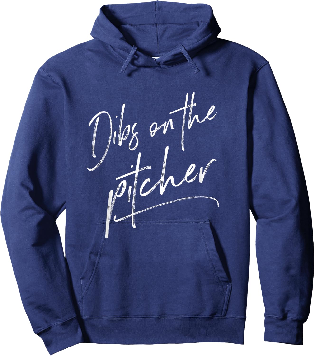 Dibs On The Pitcher Shirt Baseball Girlfriend Gifts Hoodie - Hoodie | Navy