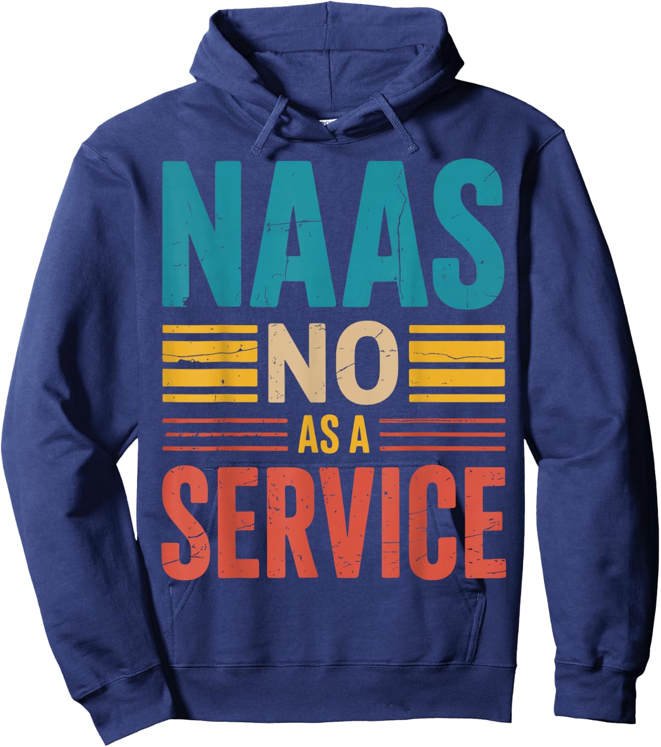 Naas No As A Service Hoodie - Hoodie | Navy