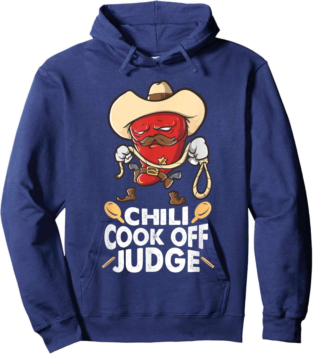 Chili Cook Off Judge Cooking Competition Team Award Chef Hoodie - Hoodie | Navy