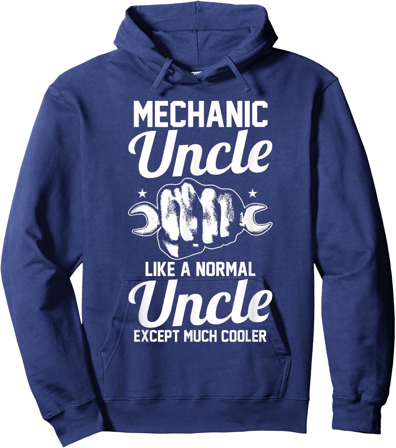 Maintenance Man Garage Uncle Mechanic Hoodie - Hoodie | Navy