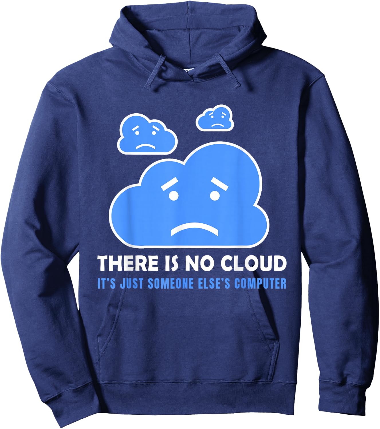 Funny Network Engineer Cloud Information Technology Gift Hoodie - Hoodie | Navy