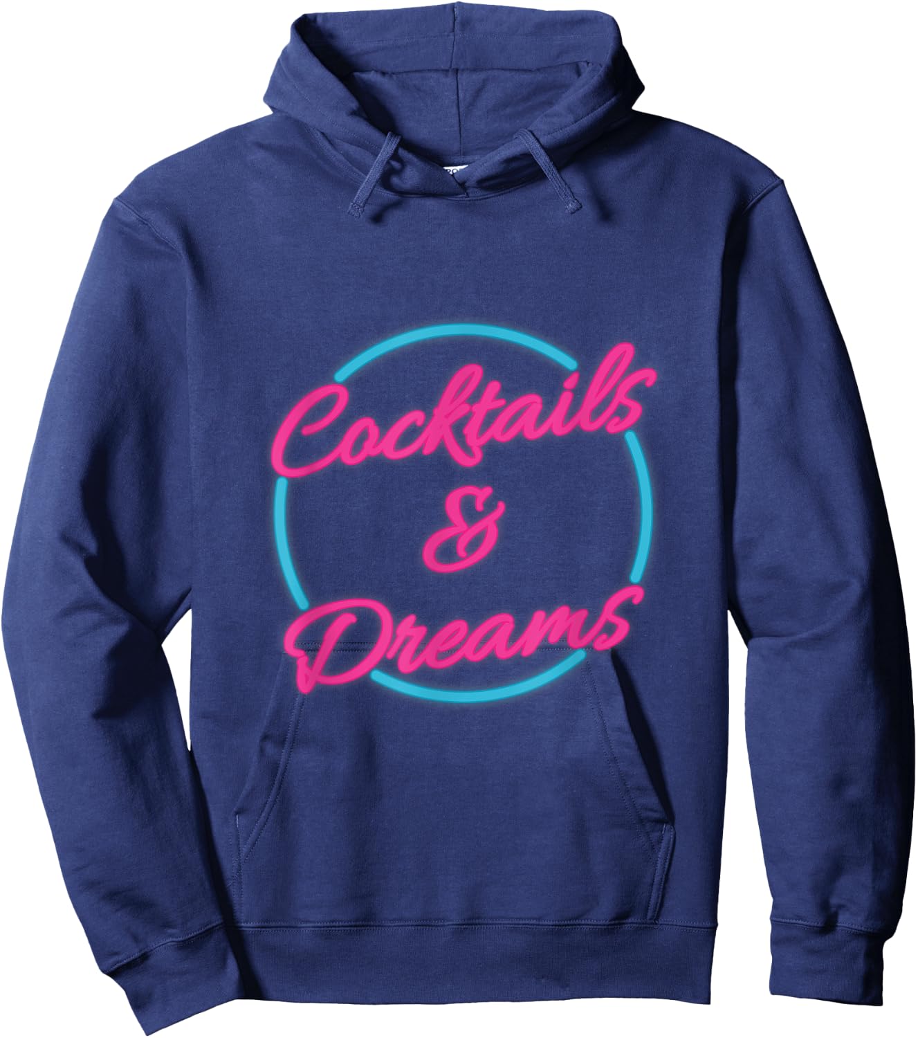 Cocktail Lover Bartender 80s Party Retro Cocktails Hoodie - Hoodie | Navy