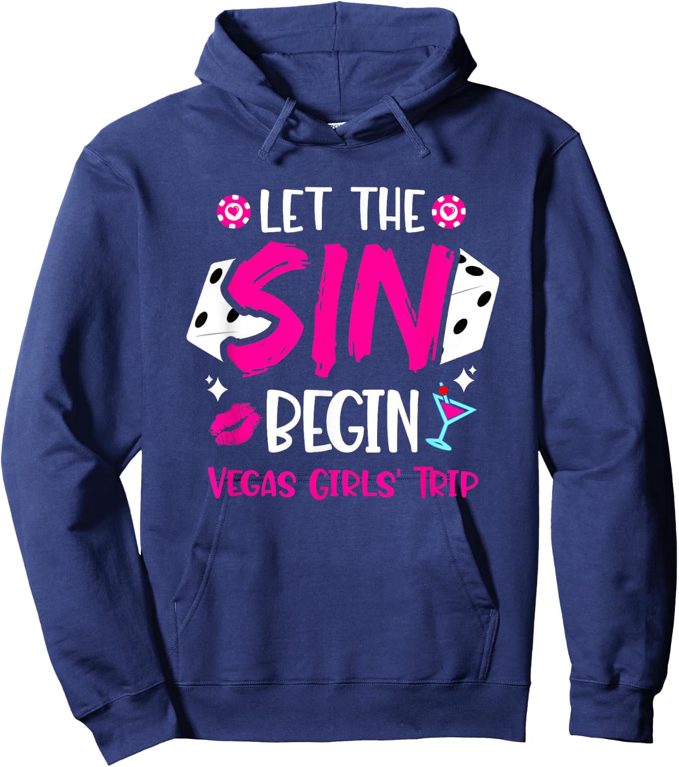 Girls Trip Vegas - Las Vegas Vacation - Vegas Girls Trip Hoodie - Hoodie | Navy