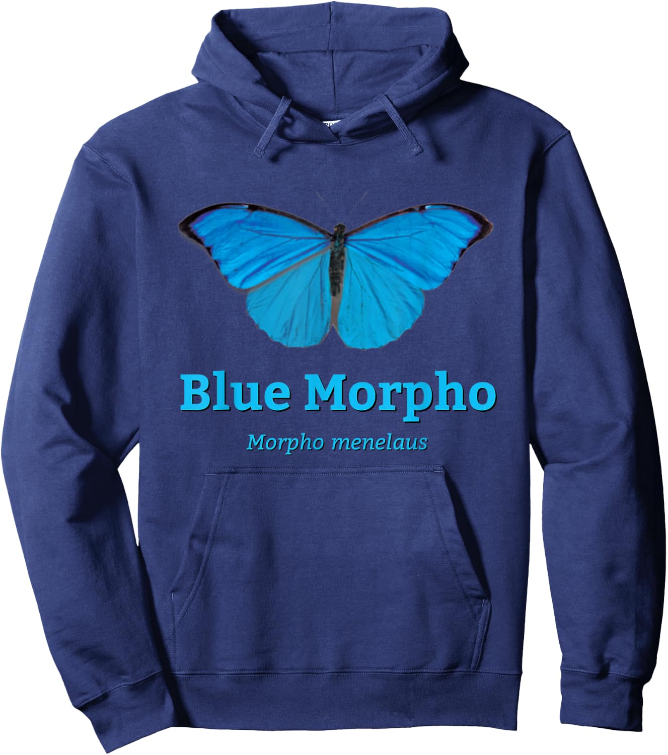 Magnificent Blue Morpho - Color Set 1 Hoodie - Hoodie | Navy