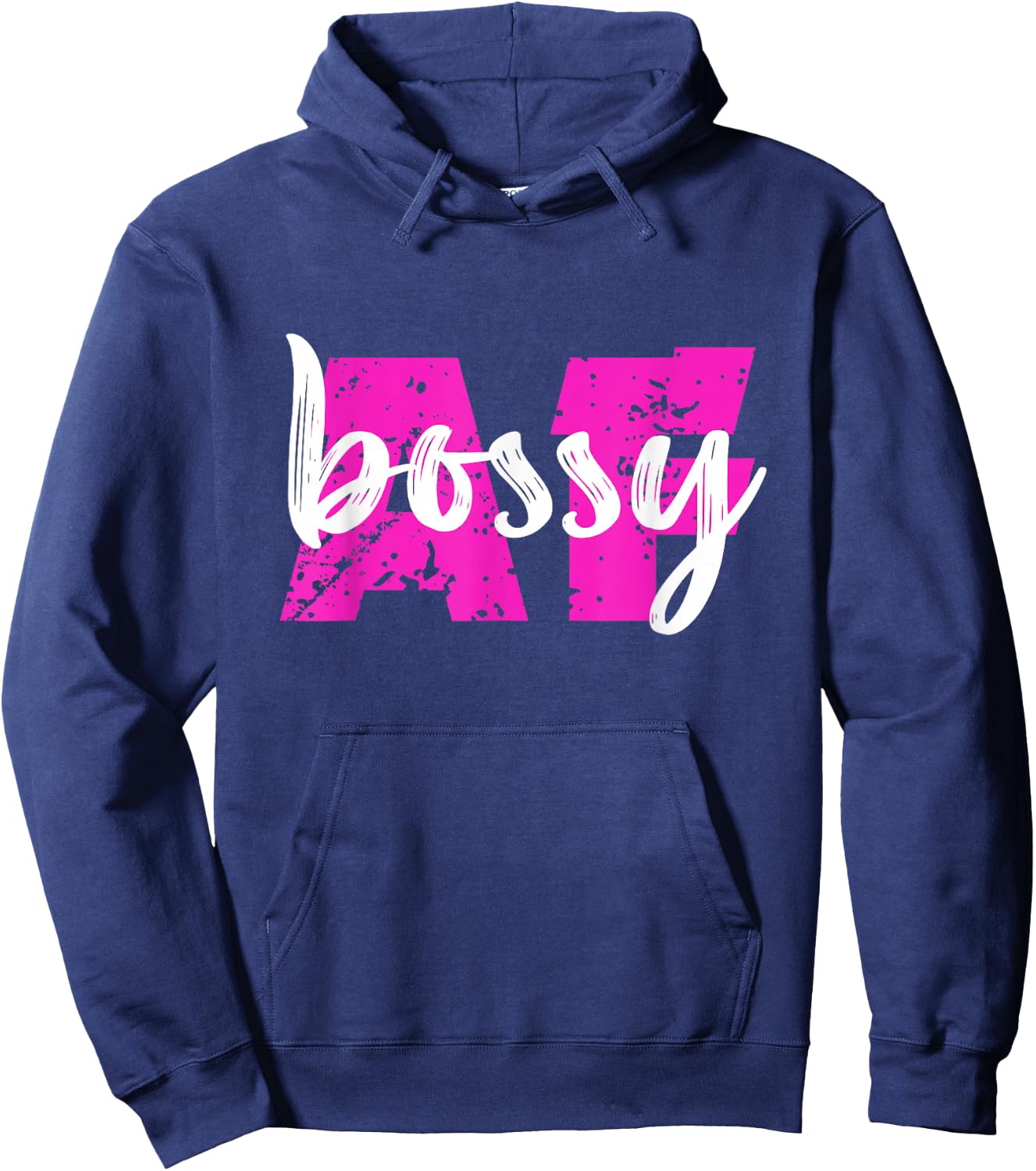Bossy AF Boss General Manager Director Chef Leader Dictator Hoodie - Hoodie | Navy