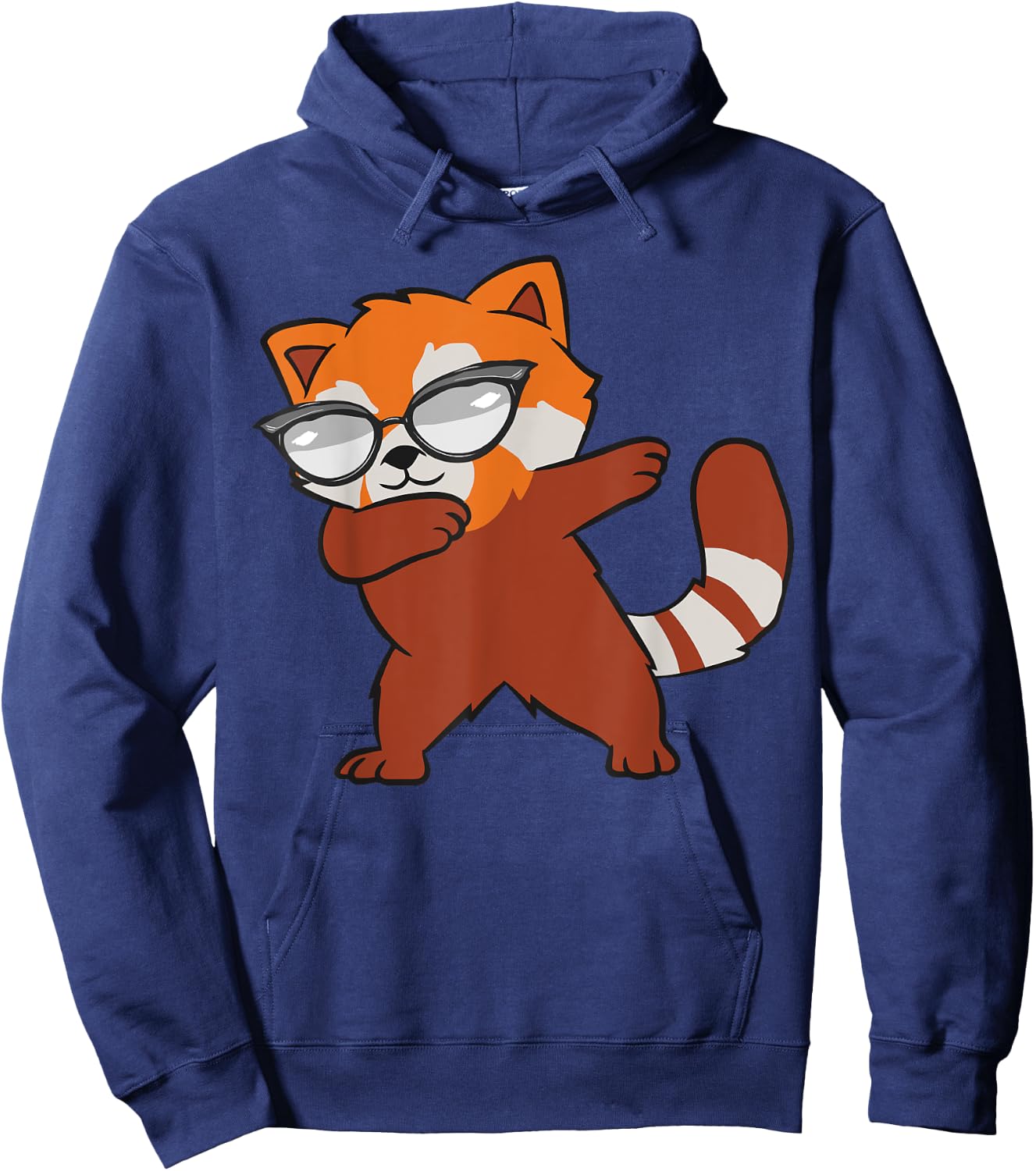 Red Panda Dabbing Funny Red Pandas Animal Lover Graphic Hoodie - Hoodie | Navy