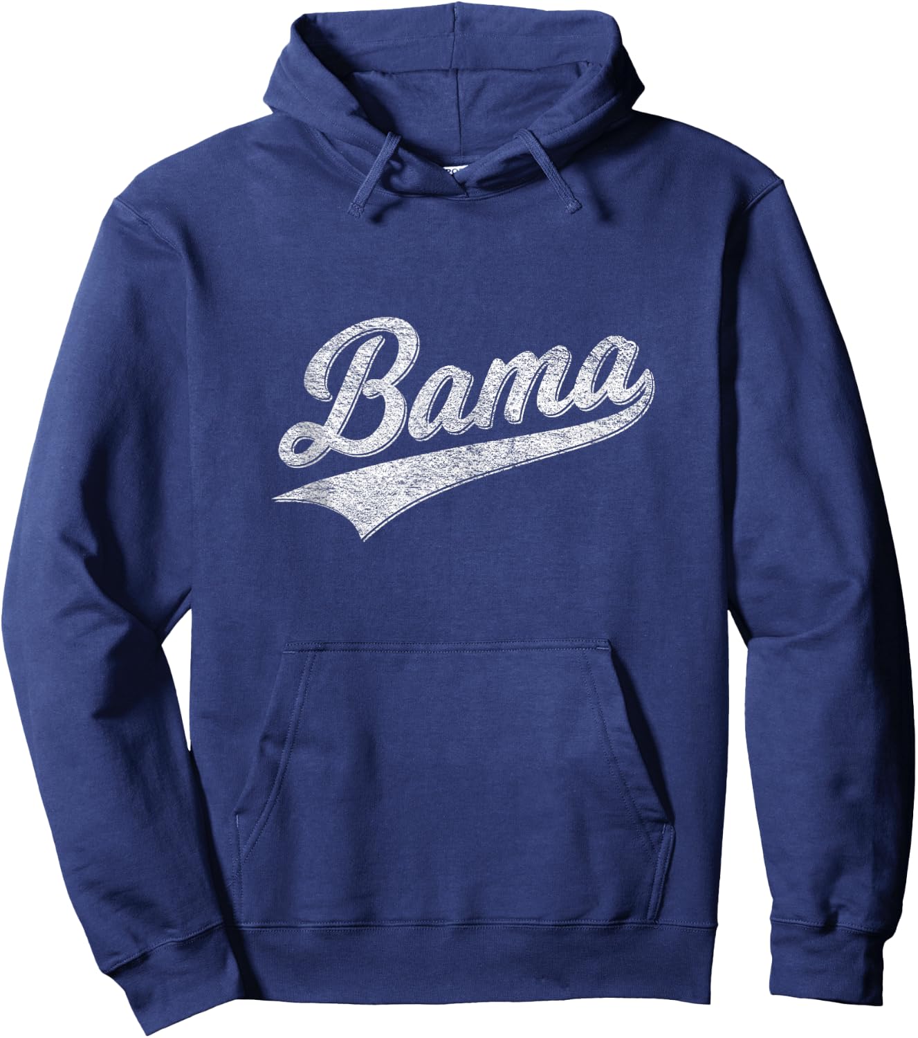 Bama Alabama Varsity Script Classic Sports Jersey Style Hoodie - Hoodie | Navy