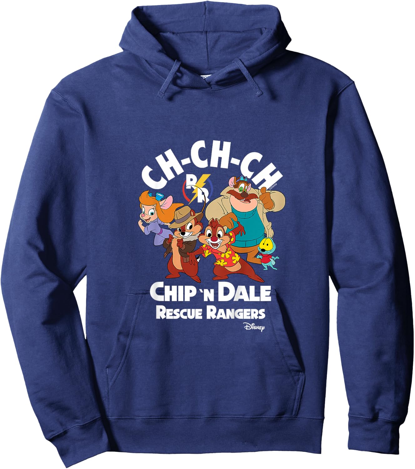 Kids Chip 'N Dale Rescue Rangers - Nature Happy Place Hoodie - Hoodie | Navy