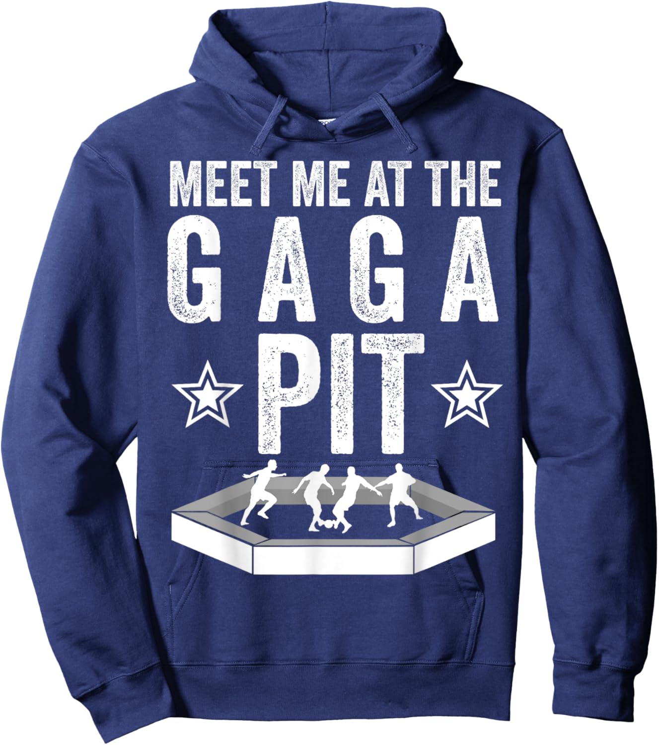 Cool Gaga Ball Gift Kids Funny Gaga ball Pit Dodgeball Hoodie - Hoodie | Navy