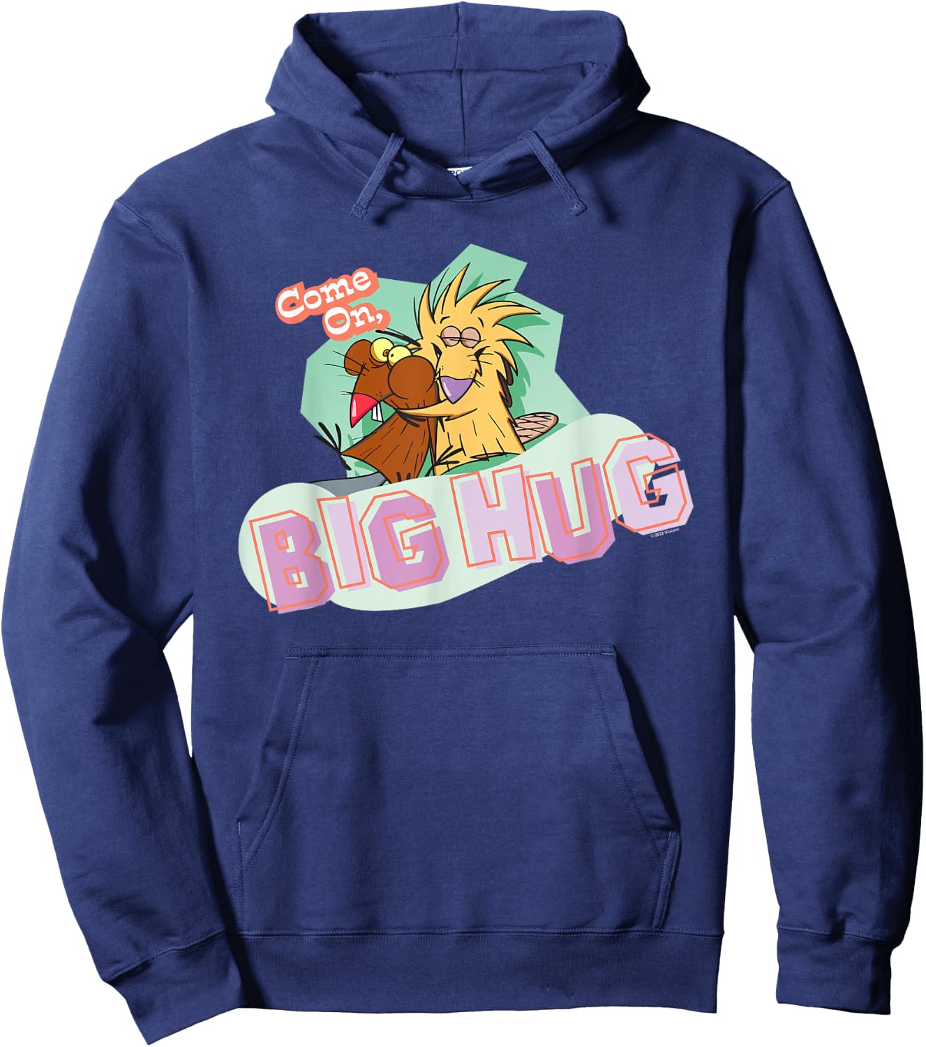 Angry Beavers Big Hug Hoodie - Hoodie | Navy