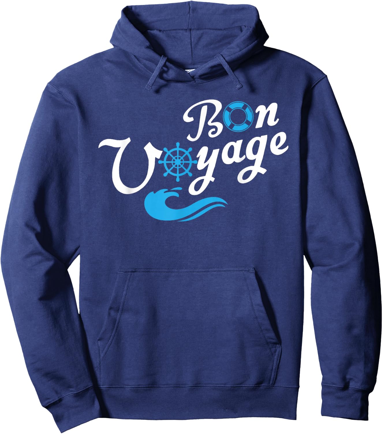 Bon Voyage Family Cruise Vacation Hoodie - Hoodie | Navy