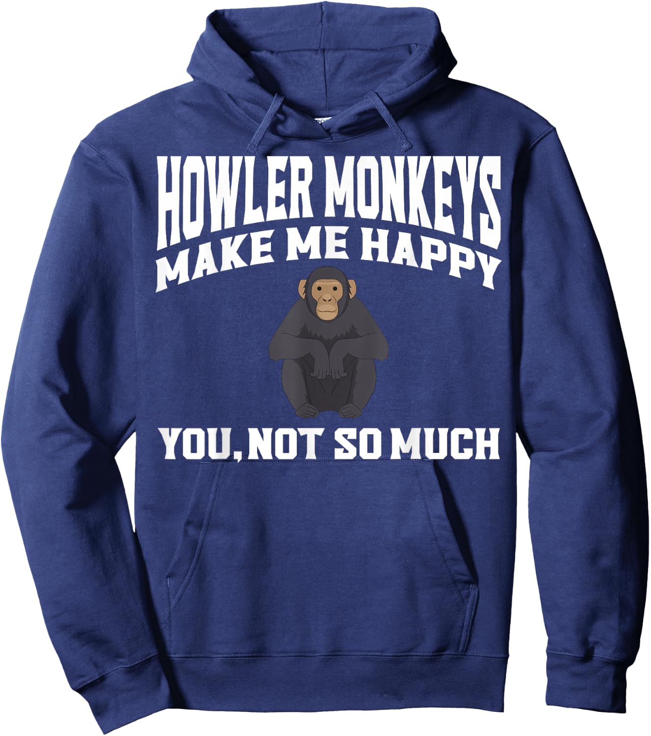 Howler Monkey Apparel - Best Funny Monkeys Lover Design Hoodie - Hoodie | Navy