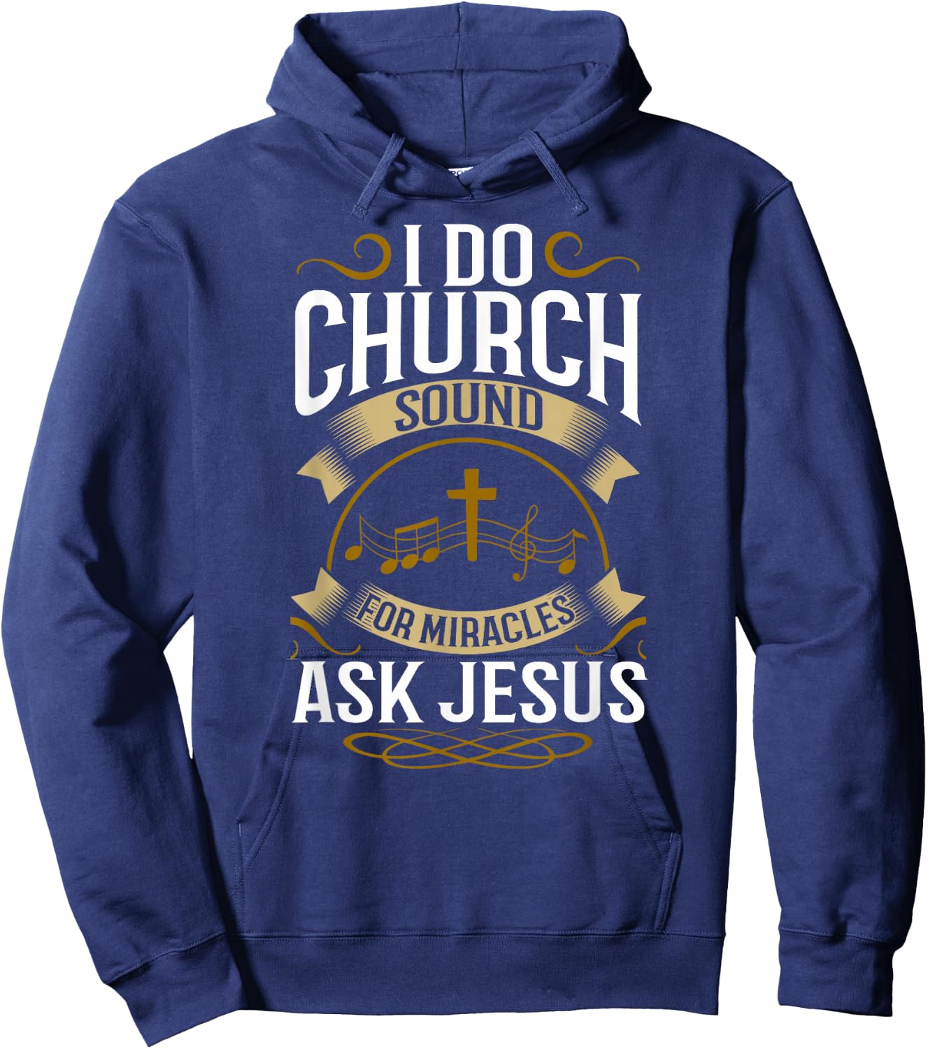 Church Sound Engineer Audio System Music Christian Hoodie - Hoodie | Navy