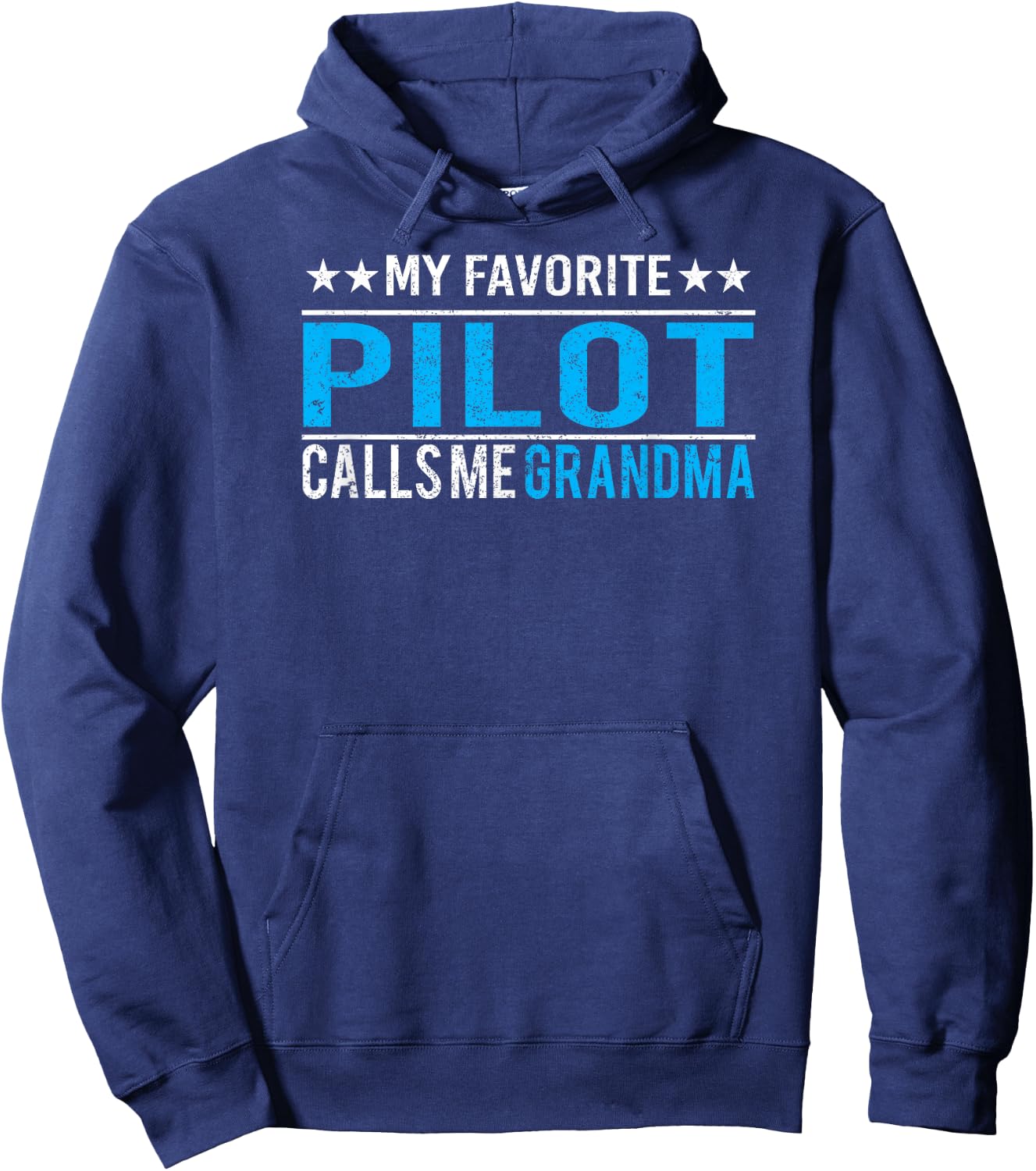 My Favorite Pilot Calls Me Grandma T Shirt Gifts Hoodie - Hoodie | Navy