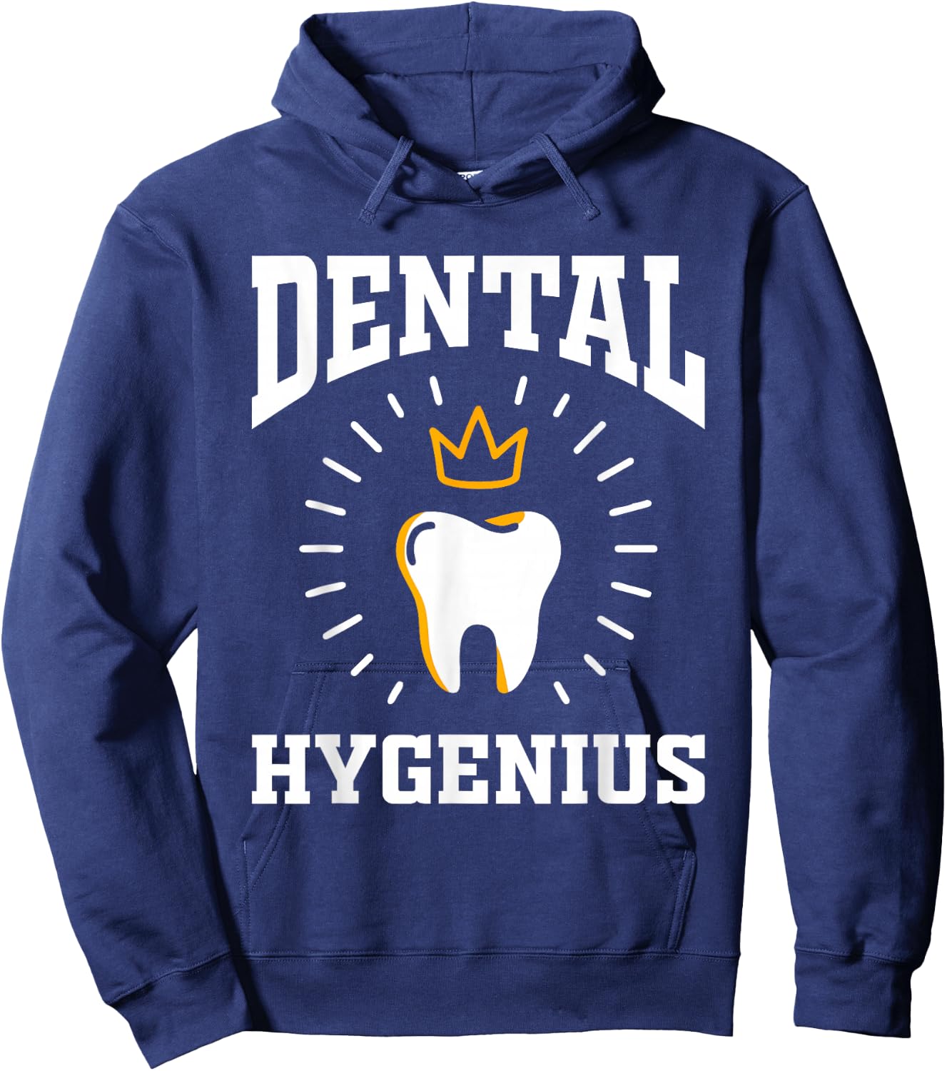 Dental Hygenius Hygiene Gift Dentist Dental Hygienist Hoodie - Hoodie | Navy