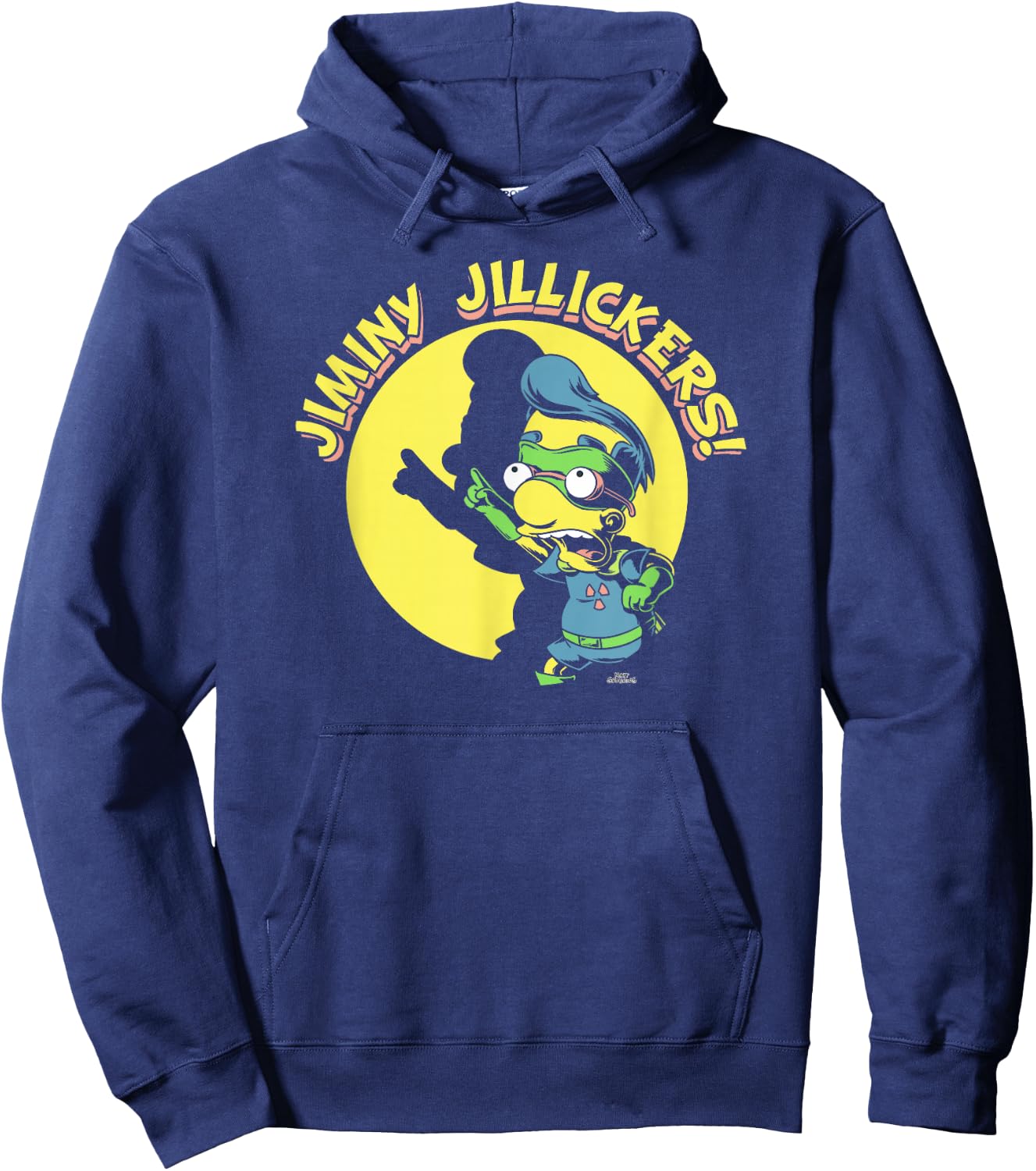 The Simpsons Milhouse Jiminy Jillickers Hoodie - Hoodie | Navy