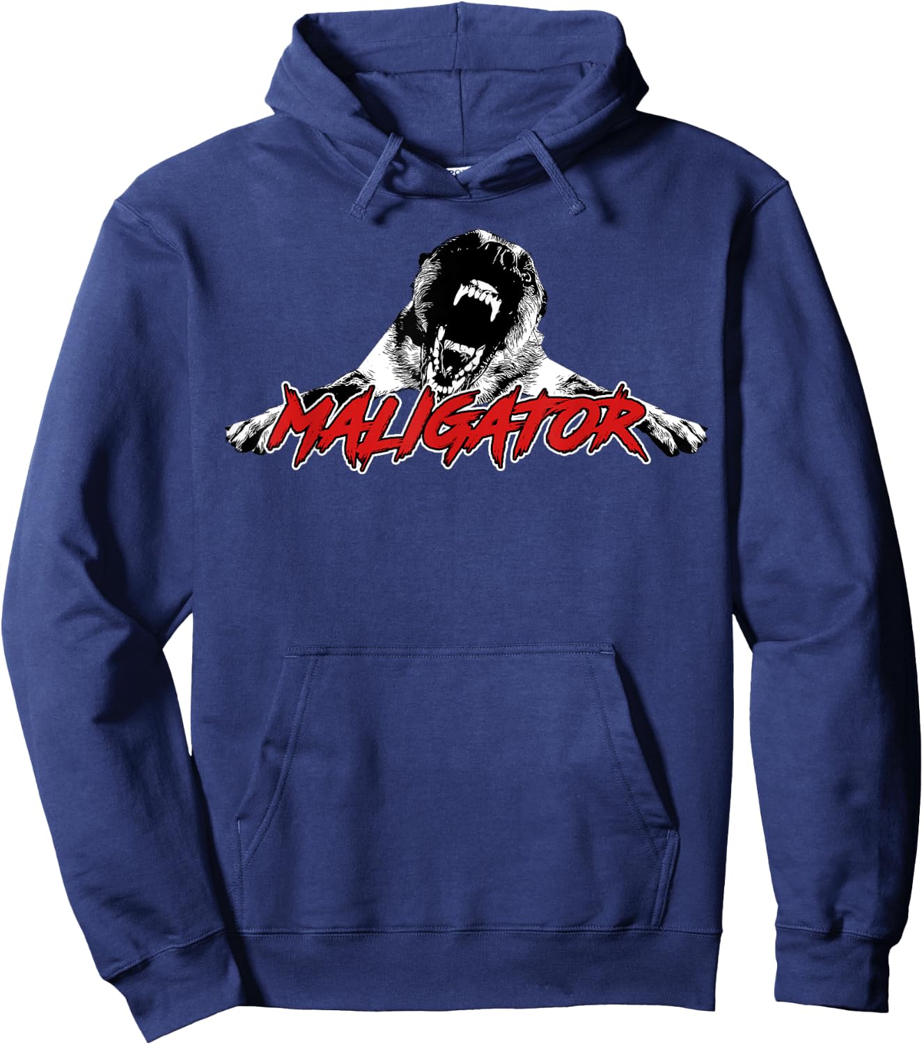 Maligator Belgian Malinois Dog Hoodie - Hoodie | Navy