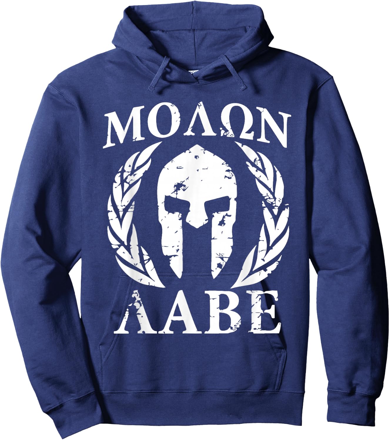 Molon Labe Patriotic Hoodie - Hoodie | Navy
