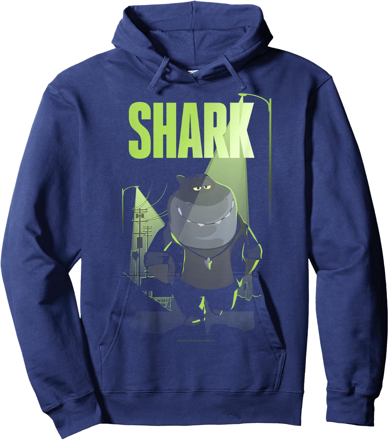 The Bad Guys Mr. Shark City Street Light Hoodie - Hoodie | Navy
