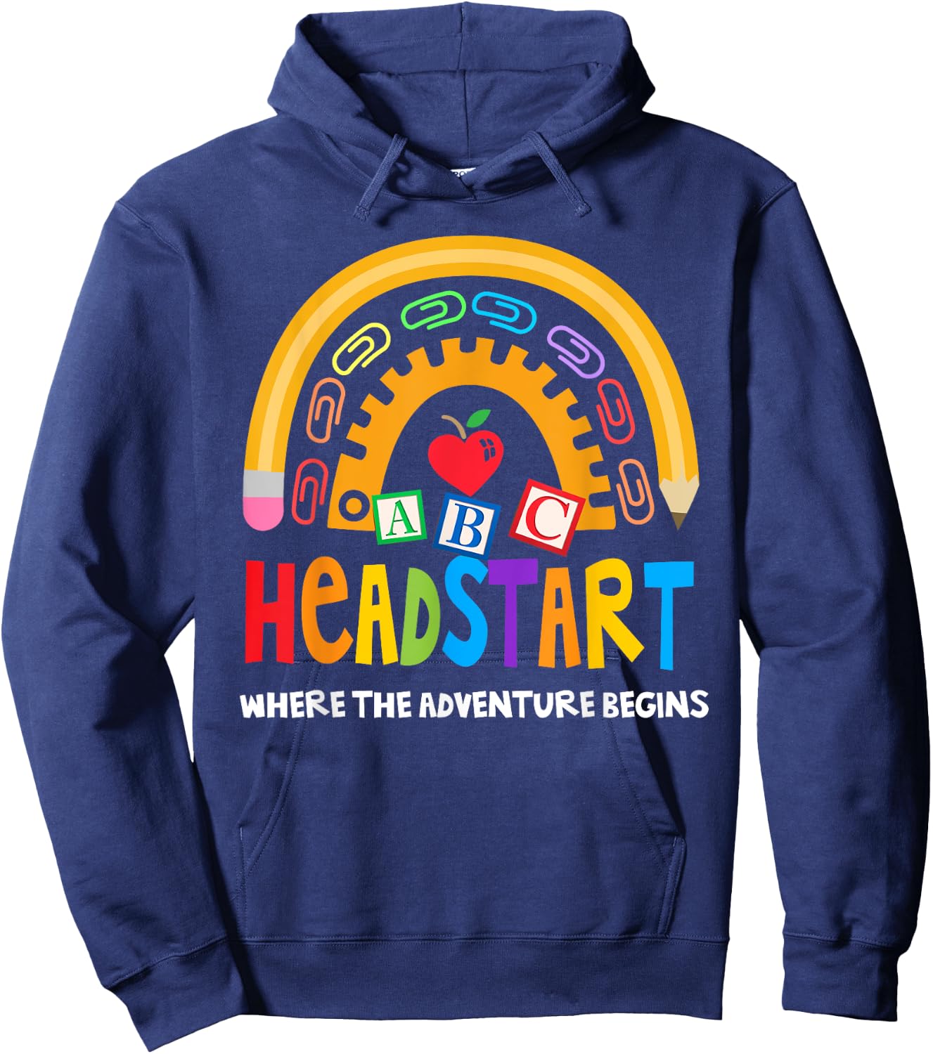 Teacher Early Childhood Education Preschool Head Start Crew Hoodie - Hoodie | Navy