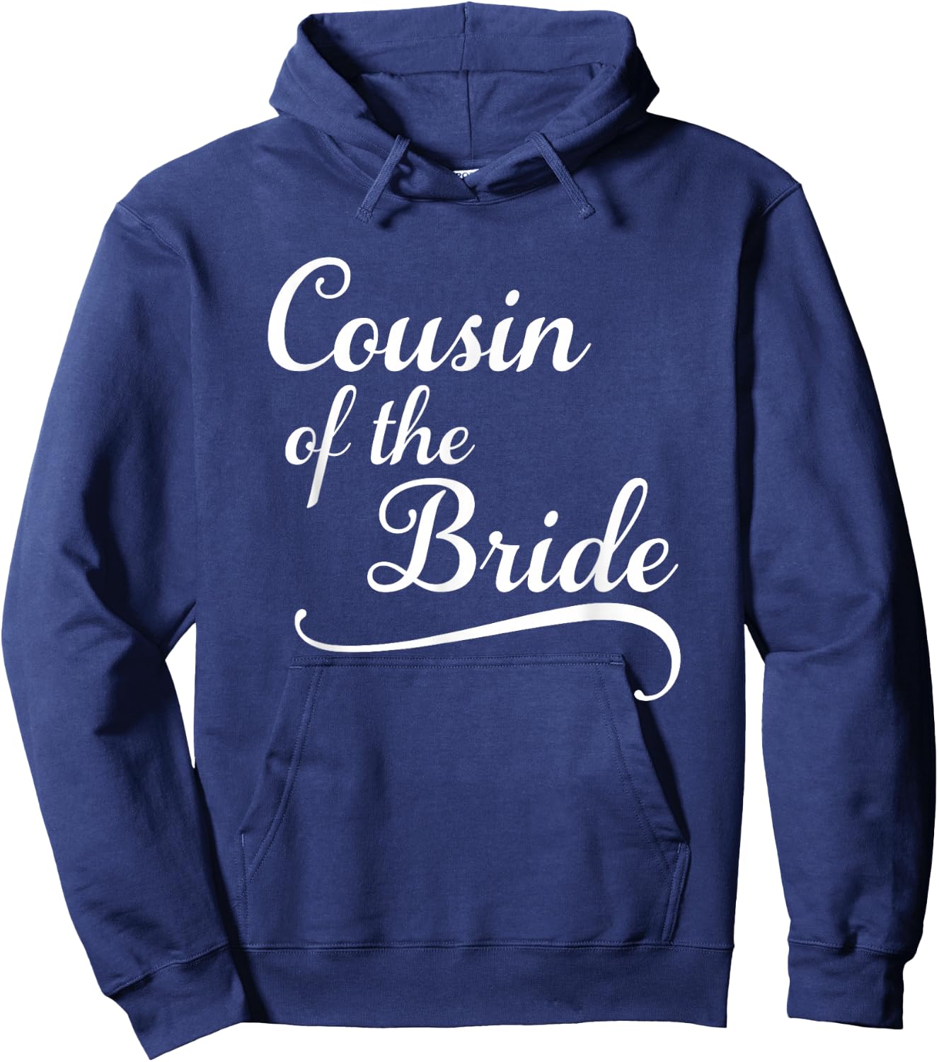 Cousin of the Bride Wedding Party Attire Hoodie - Hoodie | Navy