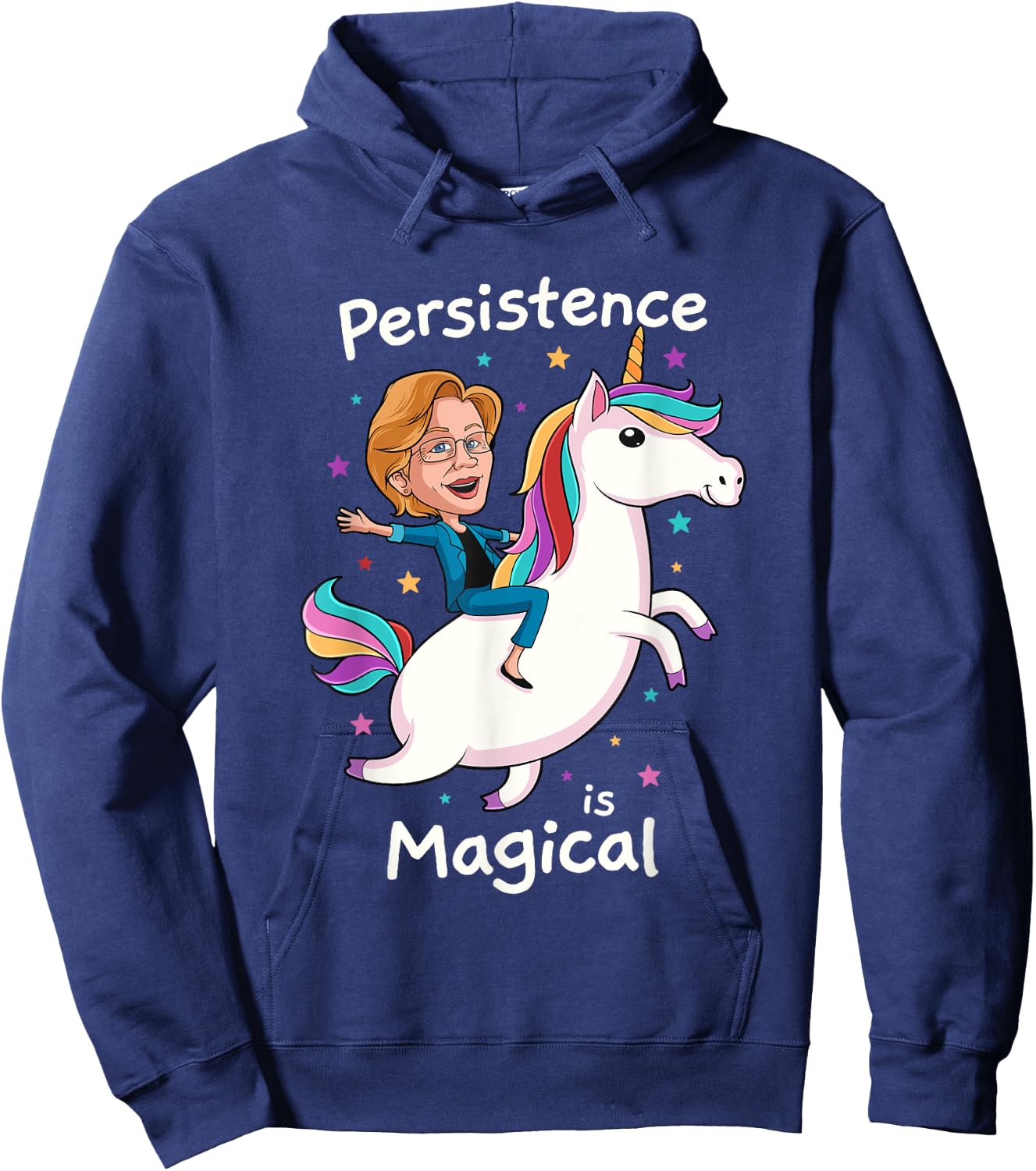 Persistence Is Magical Elizabeth Warren Unicorn Persist Hoodie - Hoodie | Navy