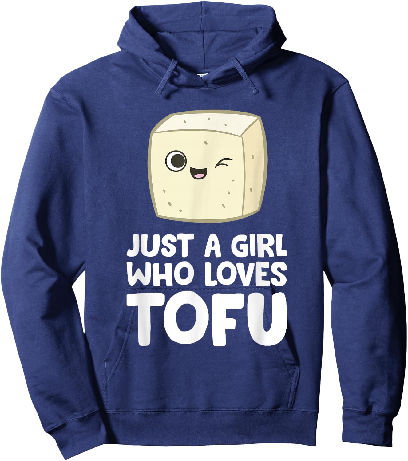 Just a Girl Who Loves Tofus Hoodie - Hoodie | Navy