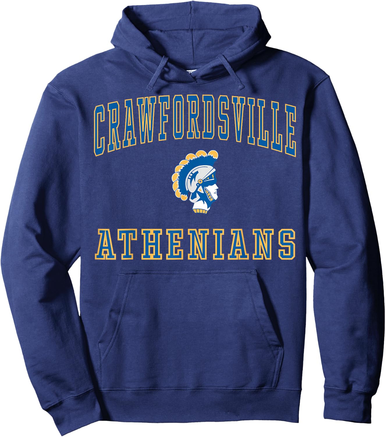Crawfordsville High School Athenians C1 Hoodie - Hoodie | Navy