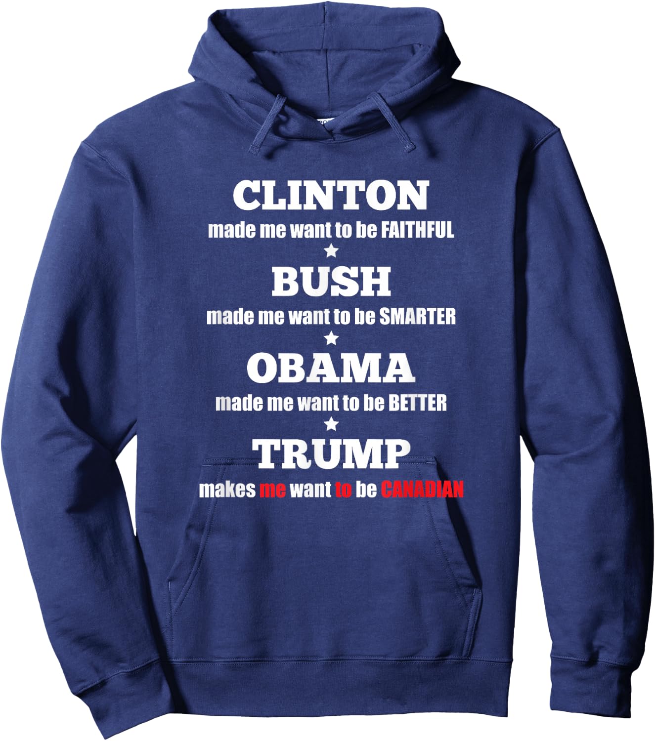 Anti Trump Political for Independents and Liberals Small Hoodie - Hoodie | Navy