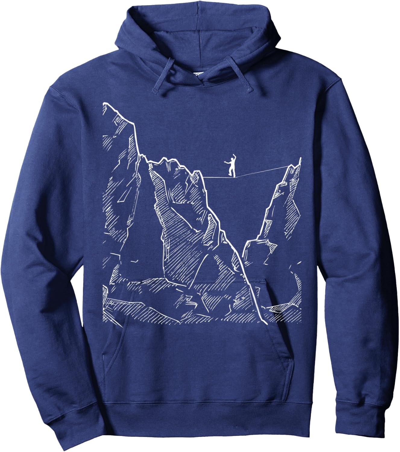 Slackliner - Slackline Slacklining Tightrope Trickline Hoodie - Hoodie | Navy