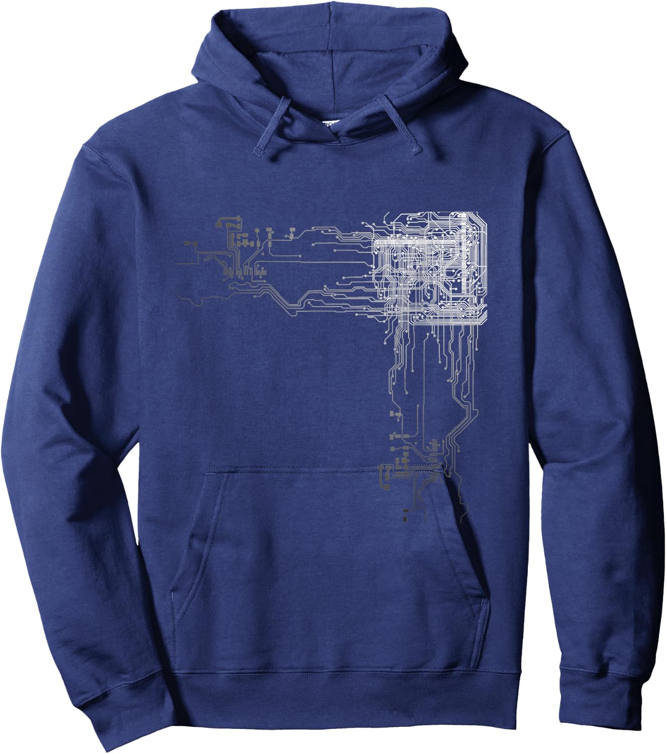 CPU technology nerd computer chip computer scientist Hoodie - Hoodie | Navy